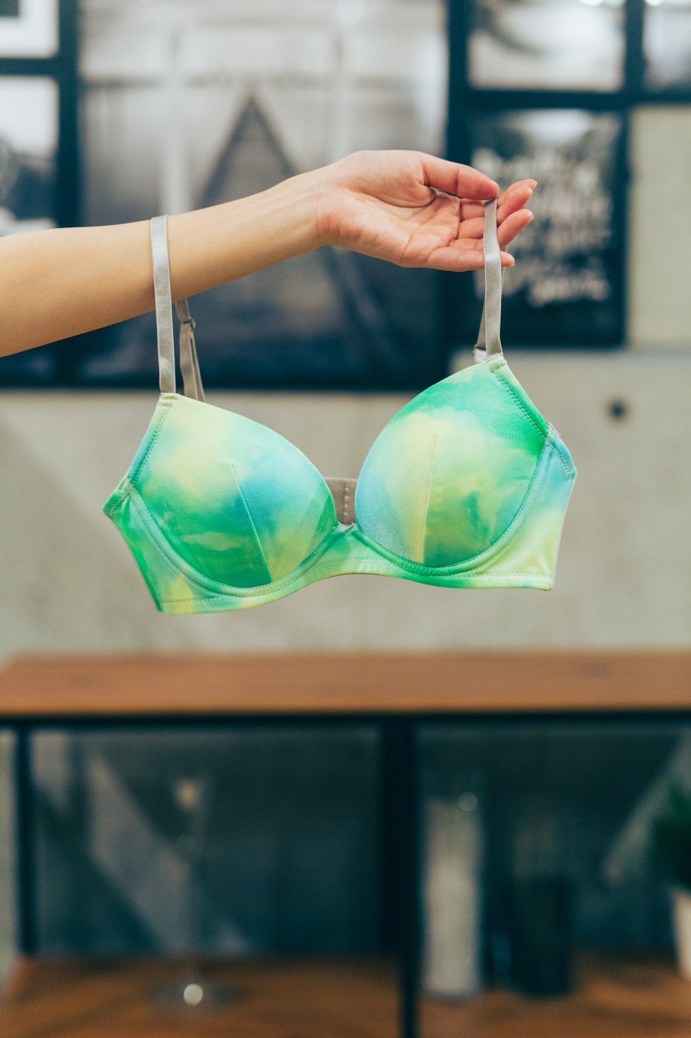 Tie-Dyeニュアンスブラ Lime(ライム)の作品画像