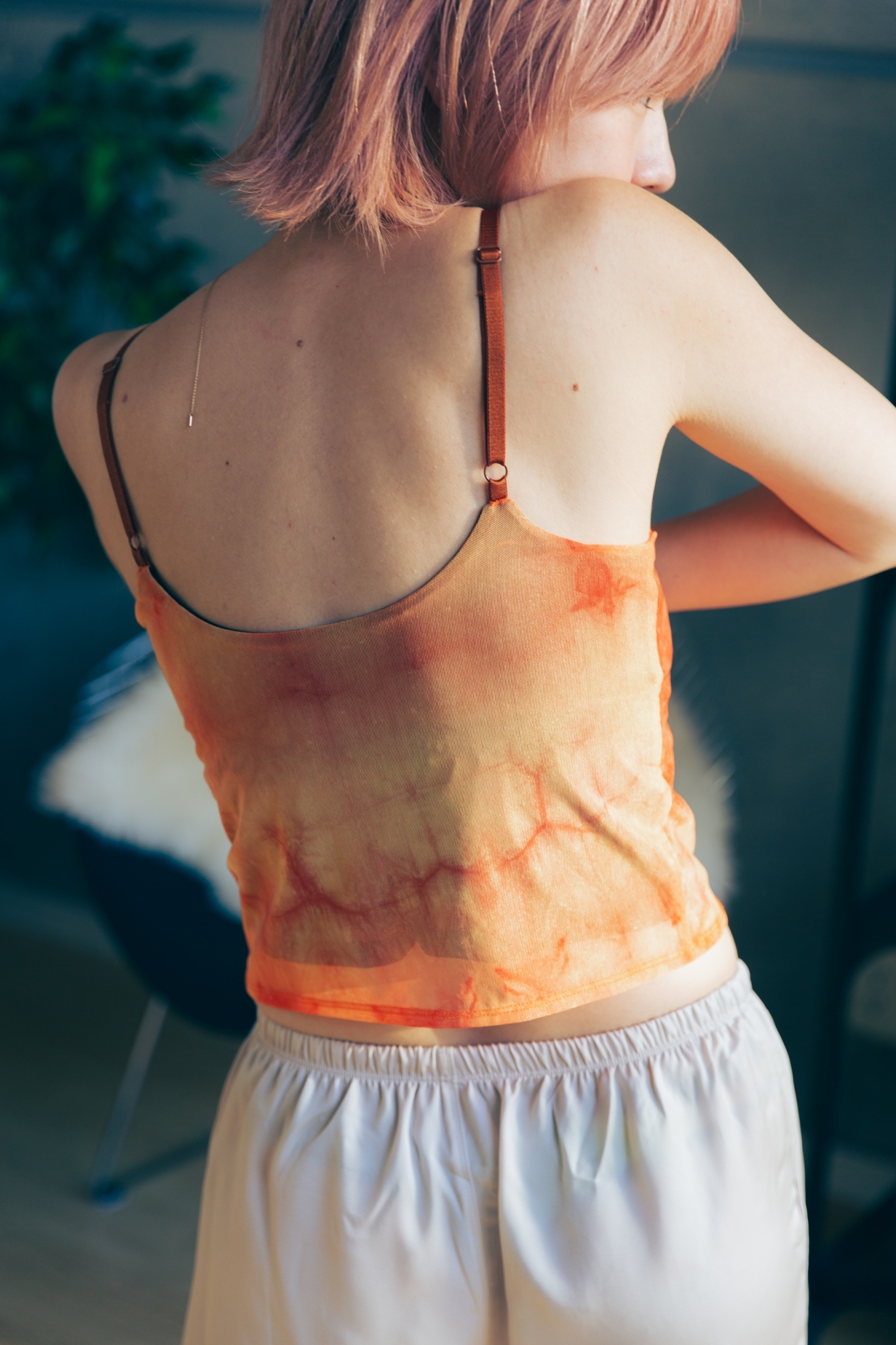 Tie-Dyeニュアンスブラトップ Orange(オレンジ) の作品画像