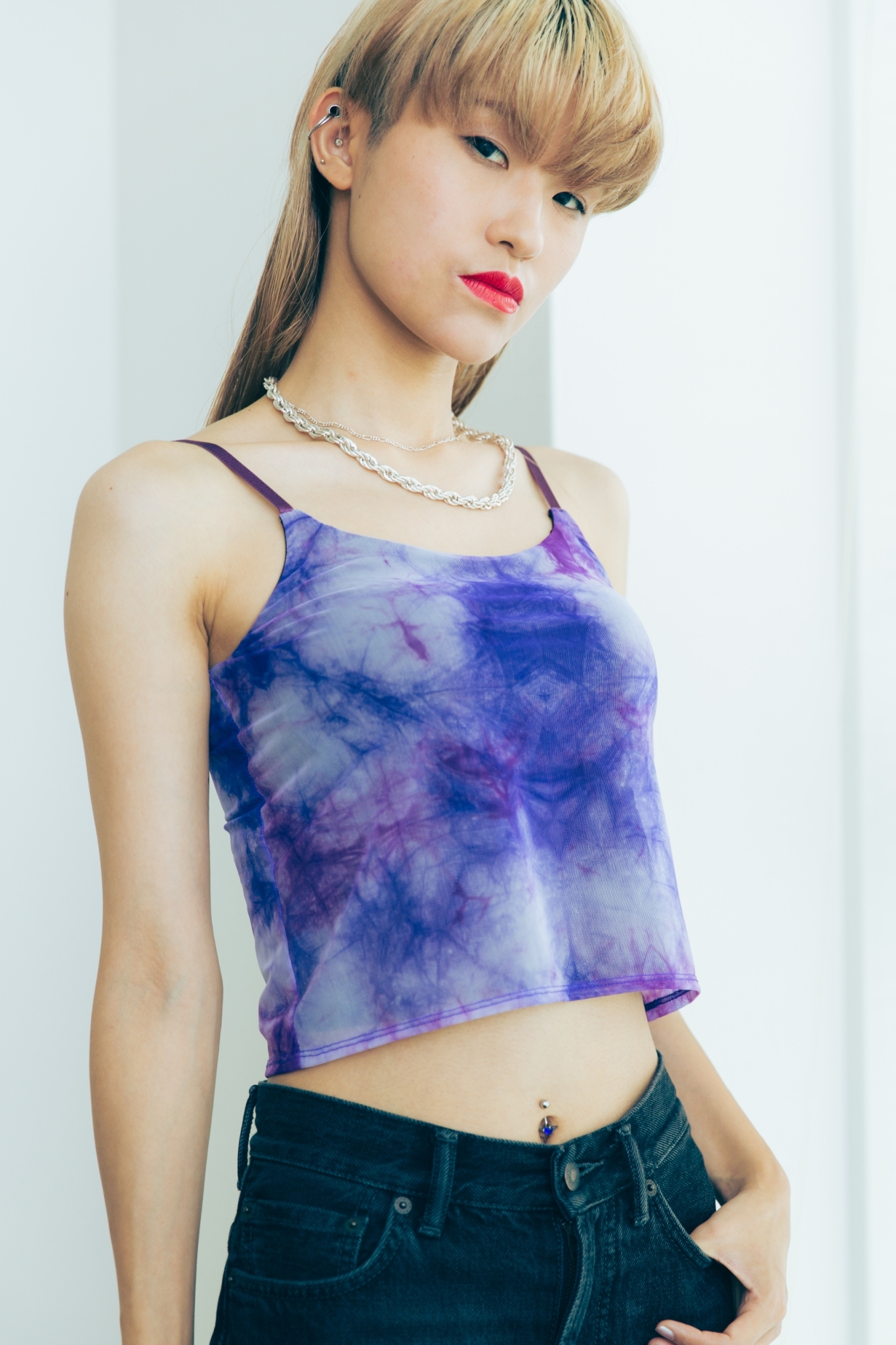 Tie-Dyeニュアンスブラトップ Purple(パープル) の作品画像